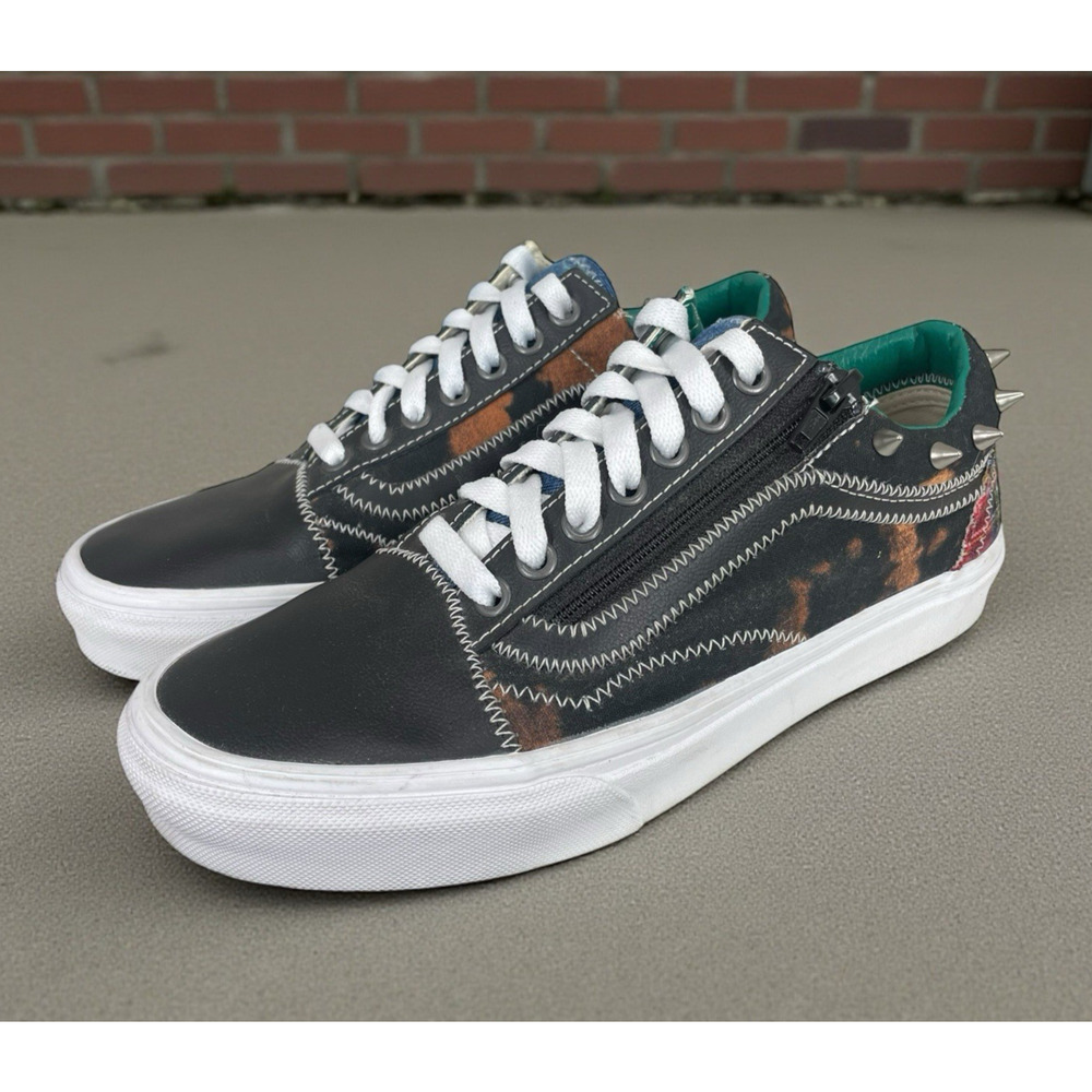 VANS Authentic X Tartan Daze Multi Acid Dye SKATE SHOES Mens 6.5 Womens 8 Punk